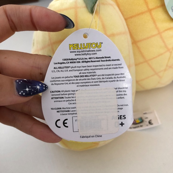 NWT SET OF 2 Squishmallow Maui the Pineapple 5" + 8" FIRST RELEASE 2020 - Picture 4 of 7